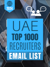 Load image into Gallery viewer, UAE TOP 1000 Recruiters Email List